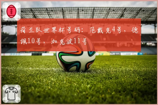 荷兰队世界杯号码：范戴克4号，德佩10号，加克波11号
